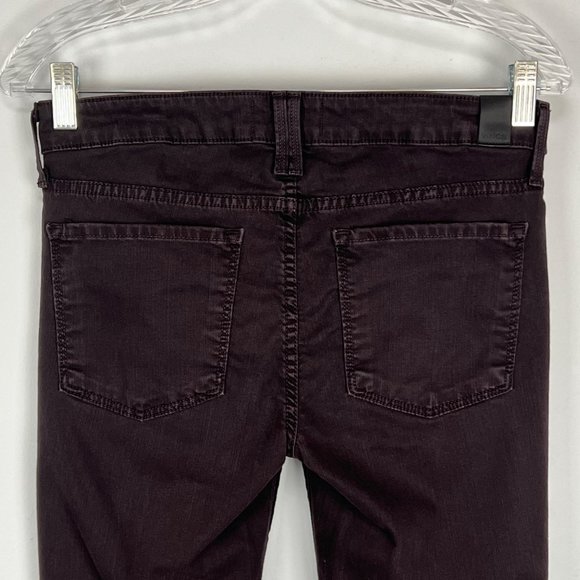 Vince Skinny Jeans Mulberry Purple Mid Rise Stretch DV133B-2096 size 27 - Picture 6 of 12